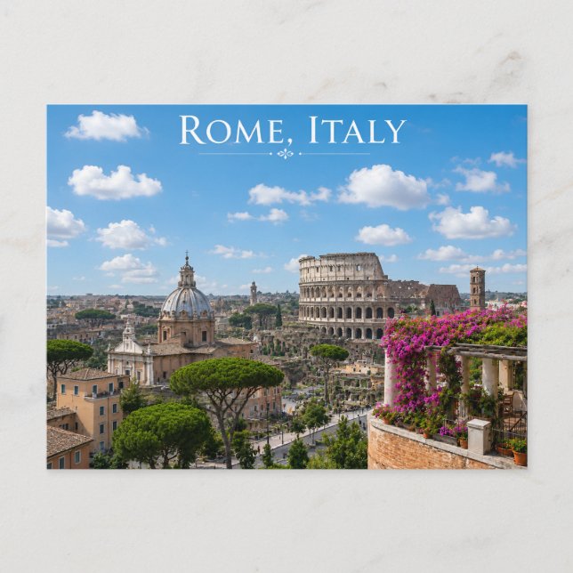 Rome City View Postcard (Front)