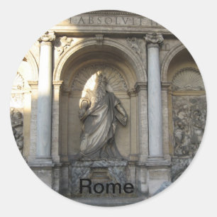 Rome Classic Round Sticker