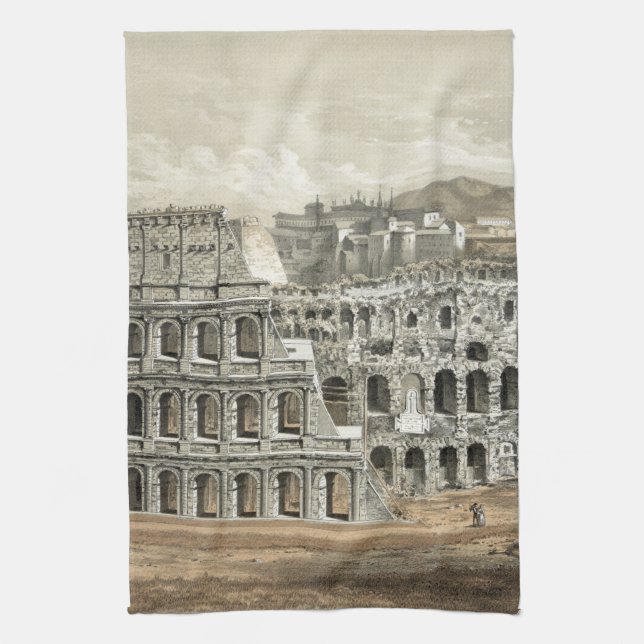 "Rome Coliseum" kitchen towel (Vertical)