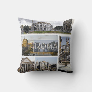 Rome ^ Colosseum - Arch of Constantine - Pantheon Cushion