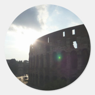 Rome Colosseum Classic Round Sticker