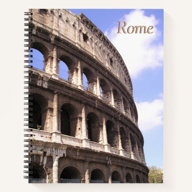 Rome, Colosseum Cust. Notebook  (Front)