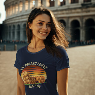 Rome Colosseum Custom Family Italy Trip Women's T-Shirt