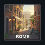 Rome Colosseum Italy Magnet<br><div class="desc">The Roman Colosseum, an enduring symbol of ancient Rome’s grandeur, stands as one of the most remarkable architectural feats of antiquity. Completed in 80 AD under Emperor Titus, this massive amphitheatre—also known as the Flavian Amphitheatre—was designed to host gladiatorial contests, public spectacles, and even mock naval battles. With a capacity...</div>