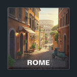 Rome Colosseum Italy Magnet<br><div class="desc">The Roman Colosseum, an enduring symbol of ancient Rome’s grandeur, stands as one of the most remarkable architectural feats of antiquity. Completed in 80 AD under Emperor Titus, this massive amphitheatre—also known as the Flavian Amphitheatre—was designed to host gladiatorial contests, public spectacles, and even mock naval battles. With a capacity...</div>