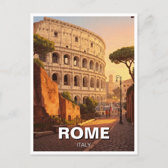 Rome Colosseum Italy Postcard (Front)