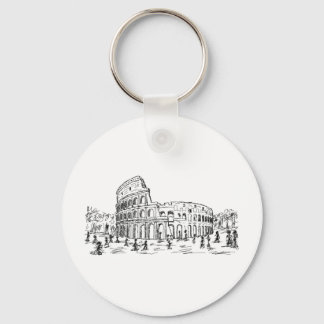 rome colosseum key ring