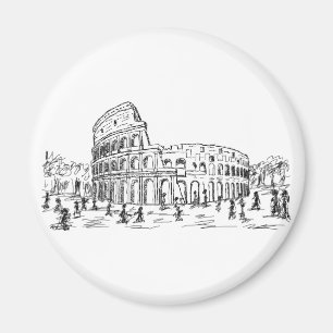 rome colosseum magnet