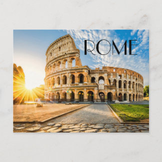 Rome Colosseum Postcard