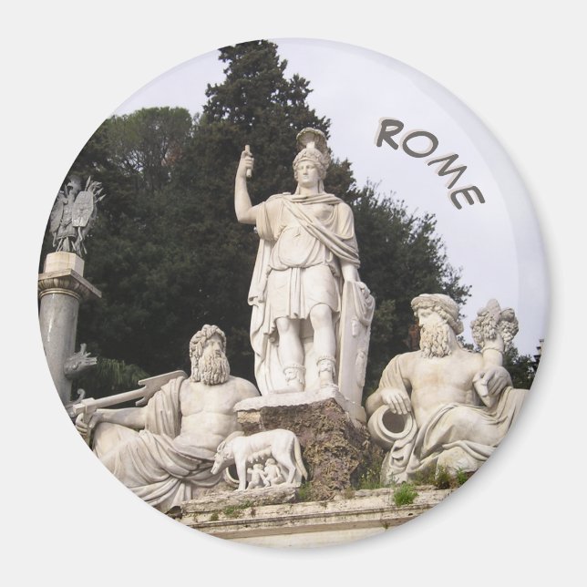 Rome Cust. Text Magnet (Front)