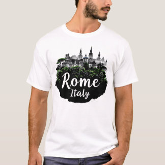 Rome Eternal City Art | Iconic Italy Design T-Shirt
