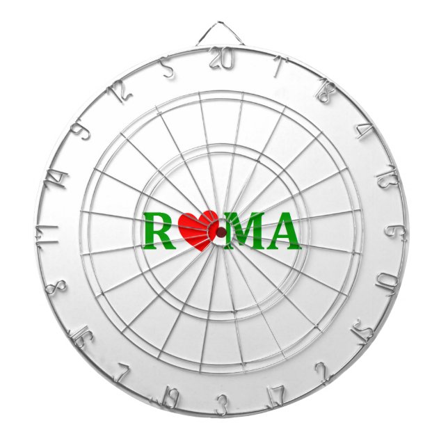 Rome eternal city dartboard (Front)