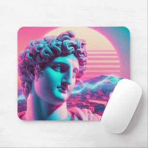Rome   Ethereal Dreamy Urban Vaporwave Retrowave Mouse Pad