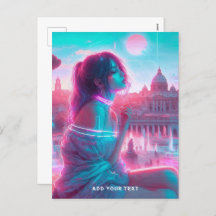 Rome | Ethereal Retrowave VaporWave Custom Text