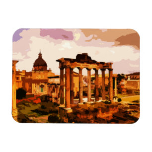 Rome Forum Romanum Architecture Italy Magnet