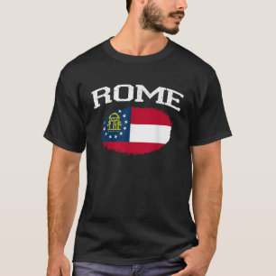 ROME GA GEORGIA Flag Vintage USA Sports Men Women T-Shirt