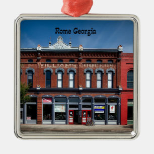 Rome, Georgia Metal Ornament