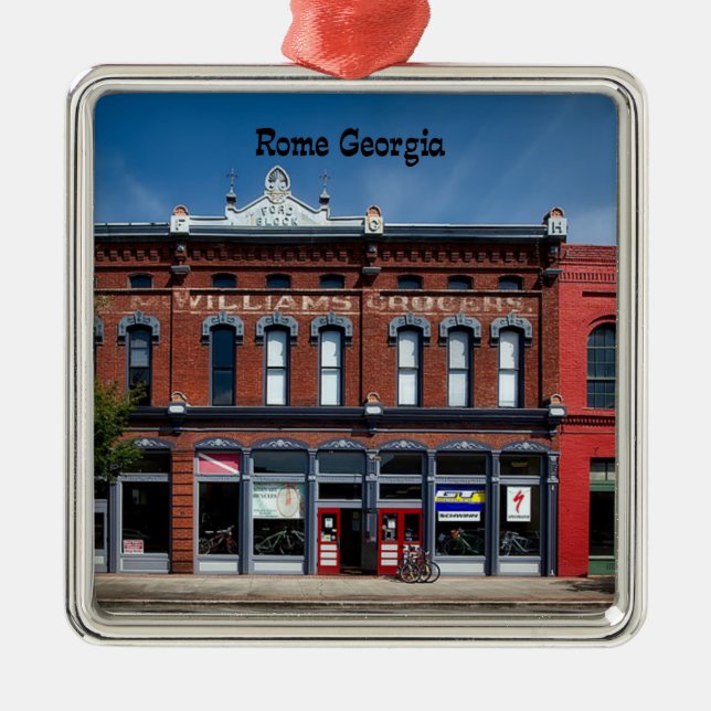 Rome, Georgia Metal Ornament (Front)