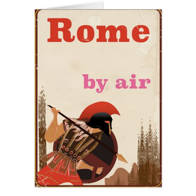 Rome Gladiator air travel poster (Front)