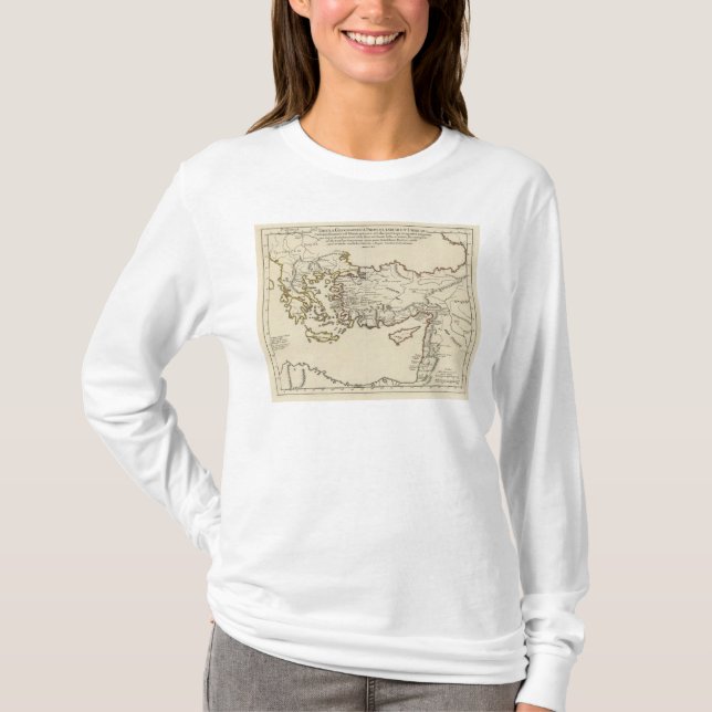 Rome, Greece, Turkey T-Shirt (Front)