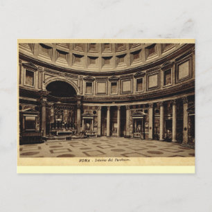 Rome, Inside the Pantheon Postcard