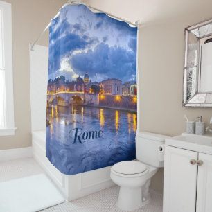 Rome Italy Beautiful Shower Curtain