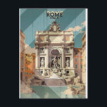 Rome - Italy Best place for visit Postcard<br><div class="desc">Encouraging Gifts,  Affiches Rome,  Art Poster Vintage ,  World Map Decor , City Postcard Gifts,  For Friend Italy,  Poster Postal Vintage, </div>