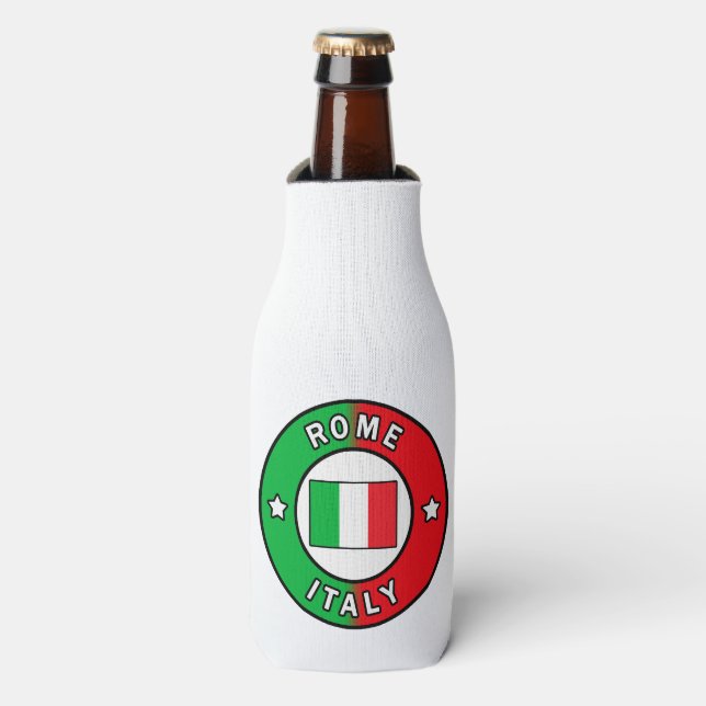 Rome Italy Bottle Cooler (Bottle Front)
