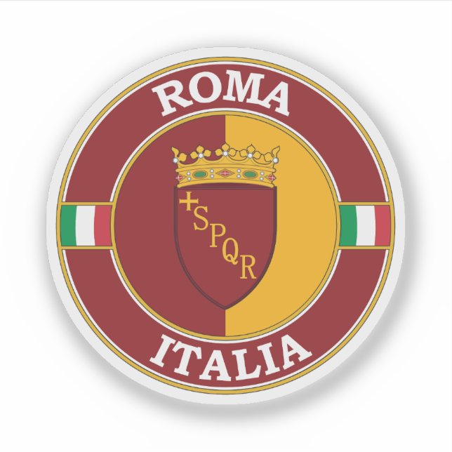 Rome Italy Circle Emblem (Front)