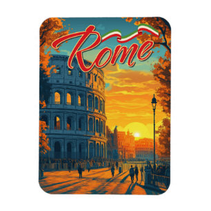Rome, Italy: Colosseum Adventure Travel Magnet