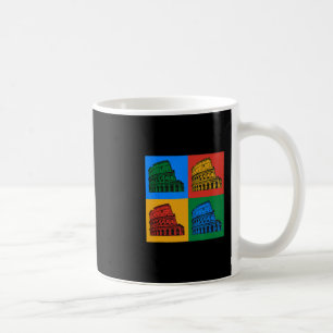 Rome Italy Colosseum Pop Art Colors Portrait Trave Coffee Mug