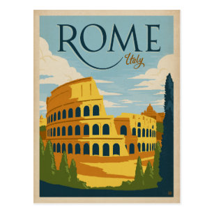 Rome, Italy Colosseum Postcard