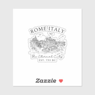 Rome Italy – Eternal City Ruins Travel souvenir