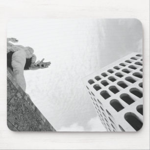 Rome Italy, EUR Palazzo del Lavoro 2 Mouse Pad
