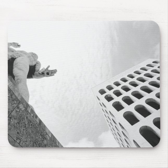 Rome Italy, EUR Palazzo del Lavoro 2 Mouse Pad (Front)