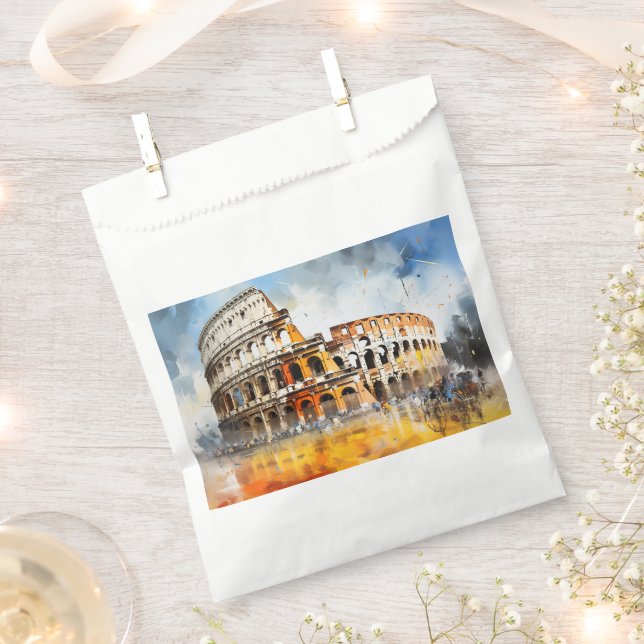 Rome Italy Favour Bag (Clipped)