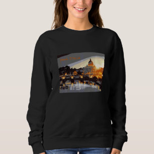 Rome Italy Landscape Skyline Sweatshirt