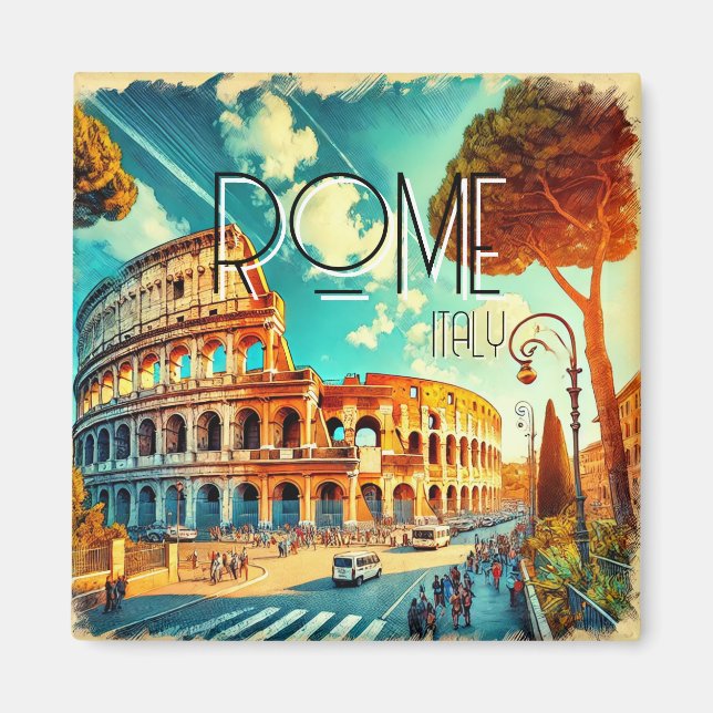 Rome, Italy Magnet (Front)