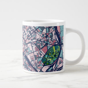 Rome Italy Map Large Coffee Mug