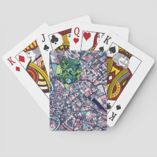 Rome Italy Map Playing Cards