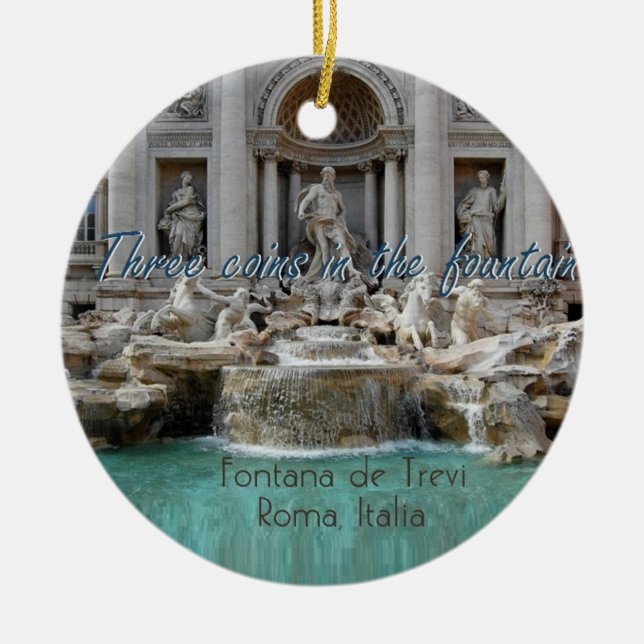 ROME Italy Ornament (Front)