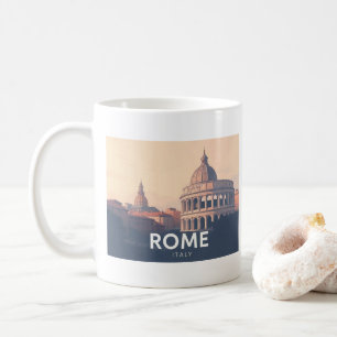 Rome Italy Pastel Travel Design Coffee Mug