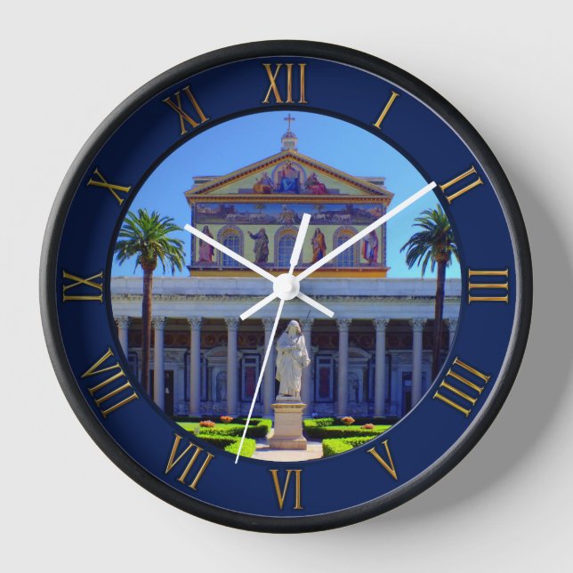 Rome, Italy - Saint Paul Outside the Walls Clock (Front)
