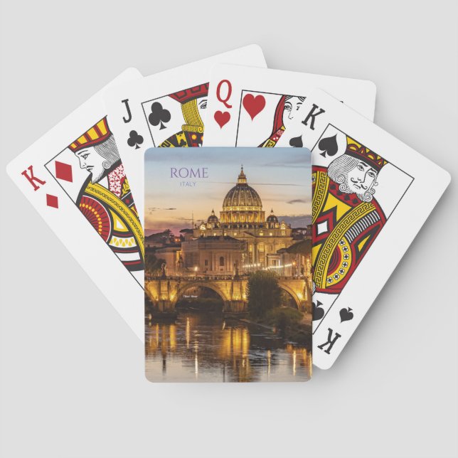 Rome Italy Scenic Travel Souvenir Gift Cards (Back)