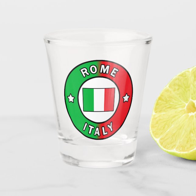 Rome Italy Shot Glass (Front)
