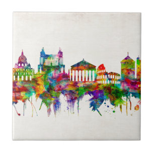 Rome Italy Skyline Ceramic Tile