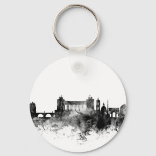 Rome Italy Skyline Key Ring