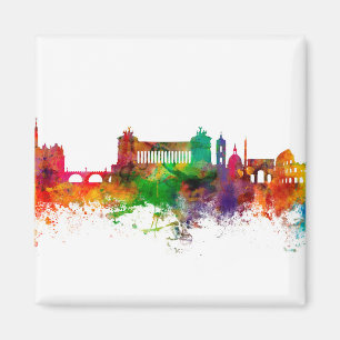 Rome Italy Skyline Magnet