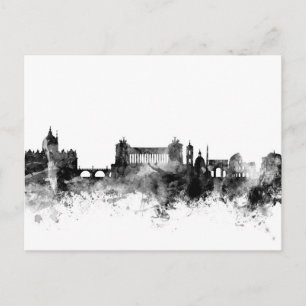 Rome Italy Skyline Postcard