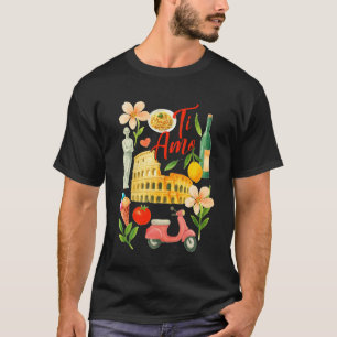 Rome Italy Souvenir Meet Me in Italy Travel Italia T-Shirt